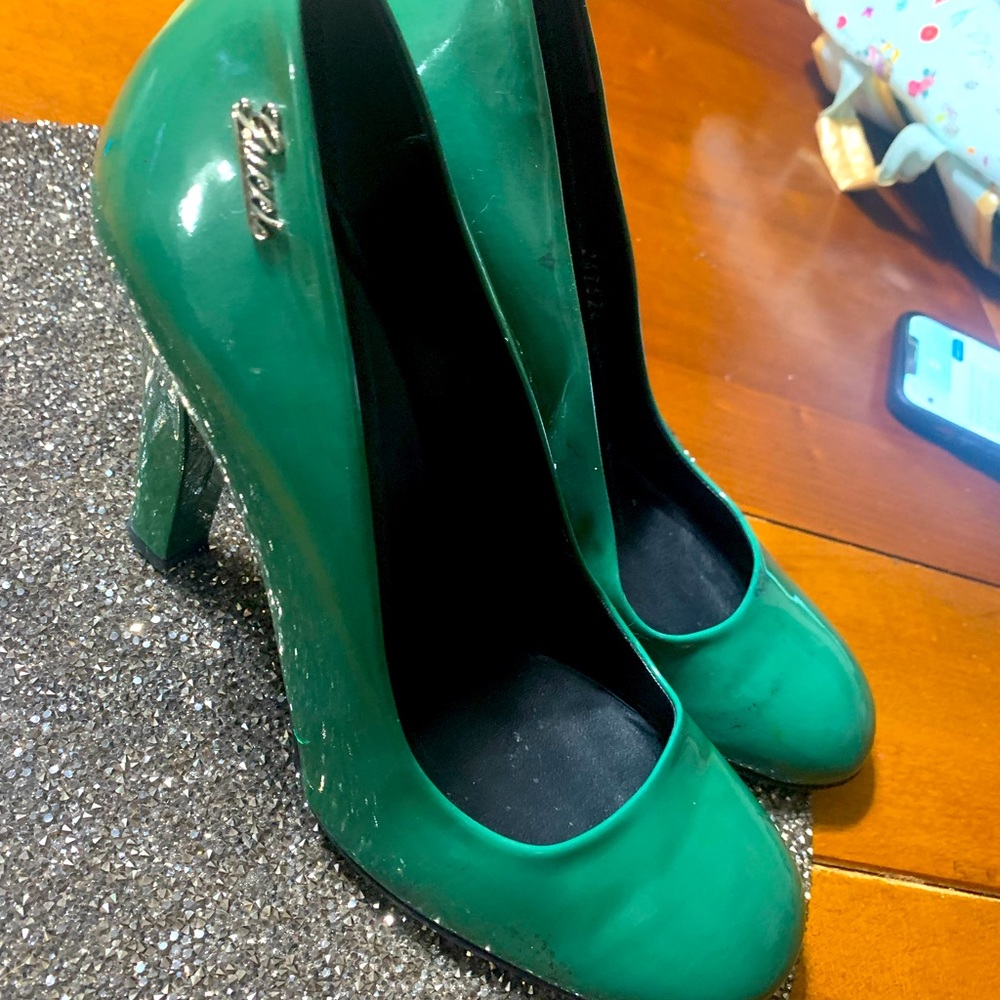 Gucci heels.